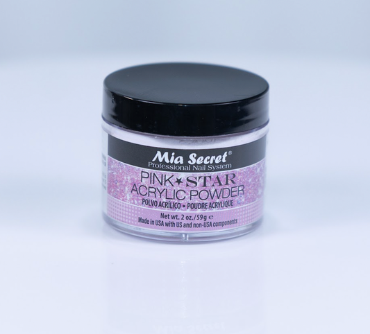 Mia Secret PINK STAR Acrylic Powder 2 oz
