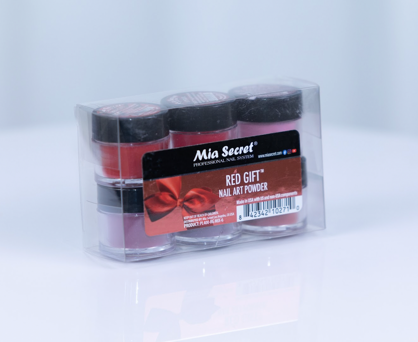 Red Gift Nail Art Powder