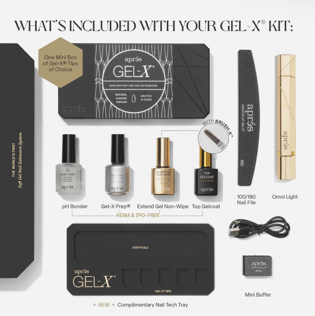 Signature Gel-X Kit + Mini Tip Box
