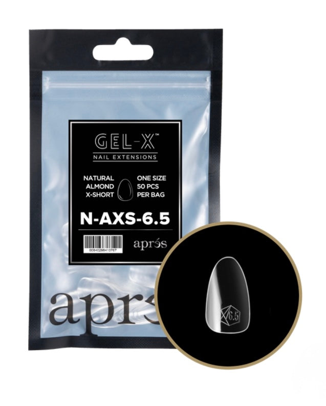 Gel X Refill Bag Natural Almond Extra Short