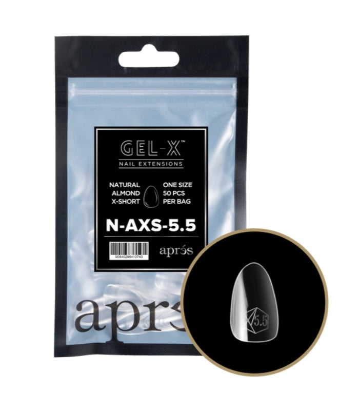 Gel X Refill Bag Natural Almond Extra Short