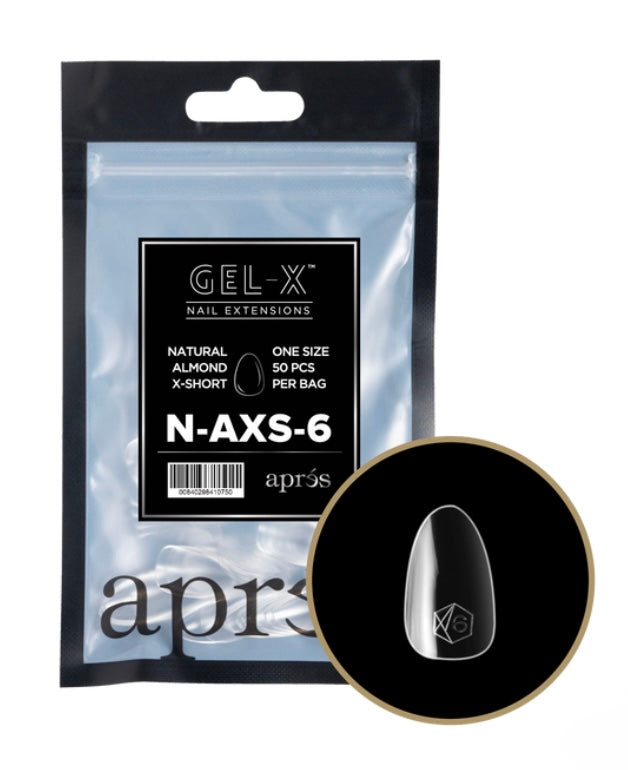 Gel X Refill Bag Natural Almond Extra Short