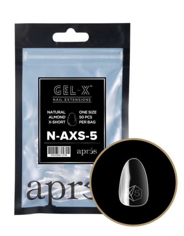 Gel X Refill Bag Natural Almond Extra Short