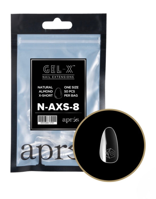 Gel X Refill Bag Natural Almond Extra Short