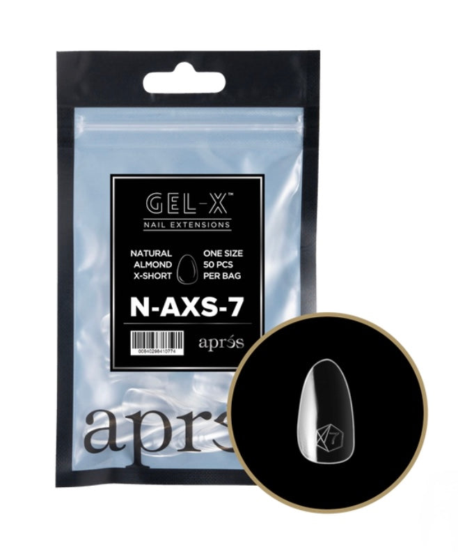 Gel X Refill Bag Natural Almond Extra Short