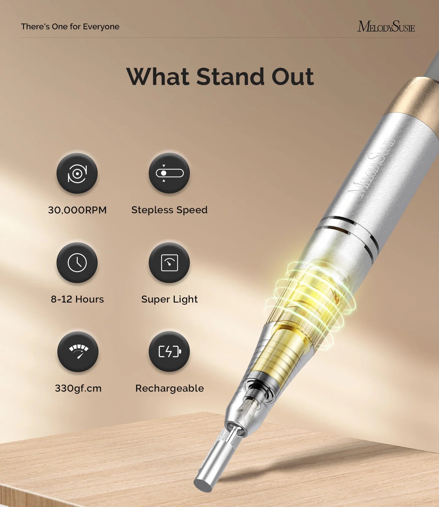 Rechargeable Nail Drill