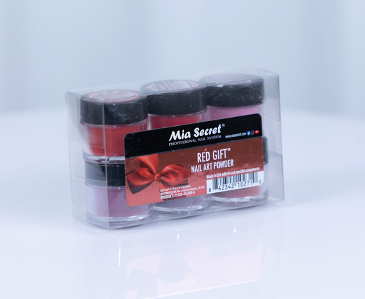 Red Gift Nail Art Powder