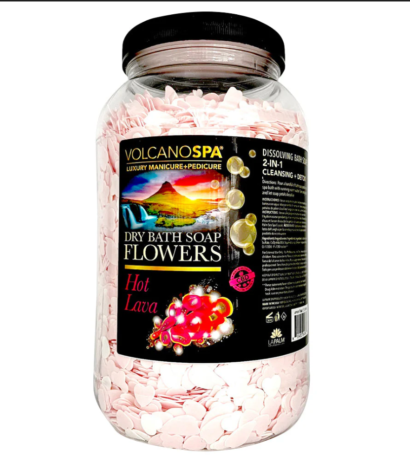 Volcano Spa Dry Bath Soap Flowers