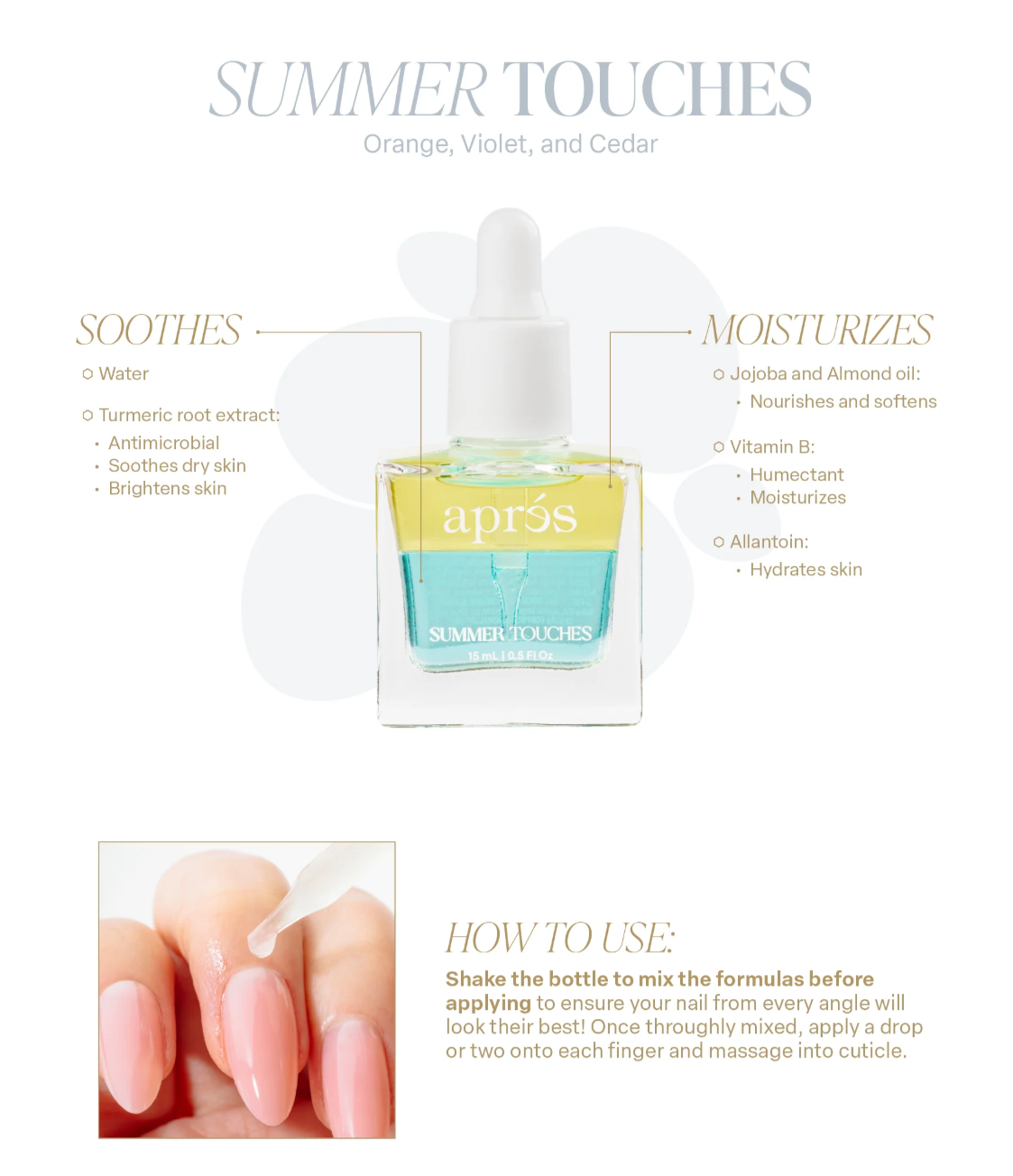 Aprés-light and shadow cuticle oil serum